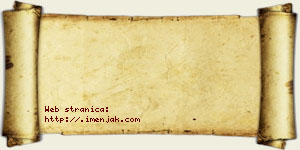 Jovana Karamarković vizit kartica